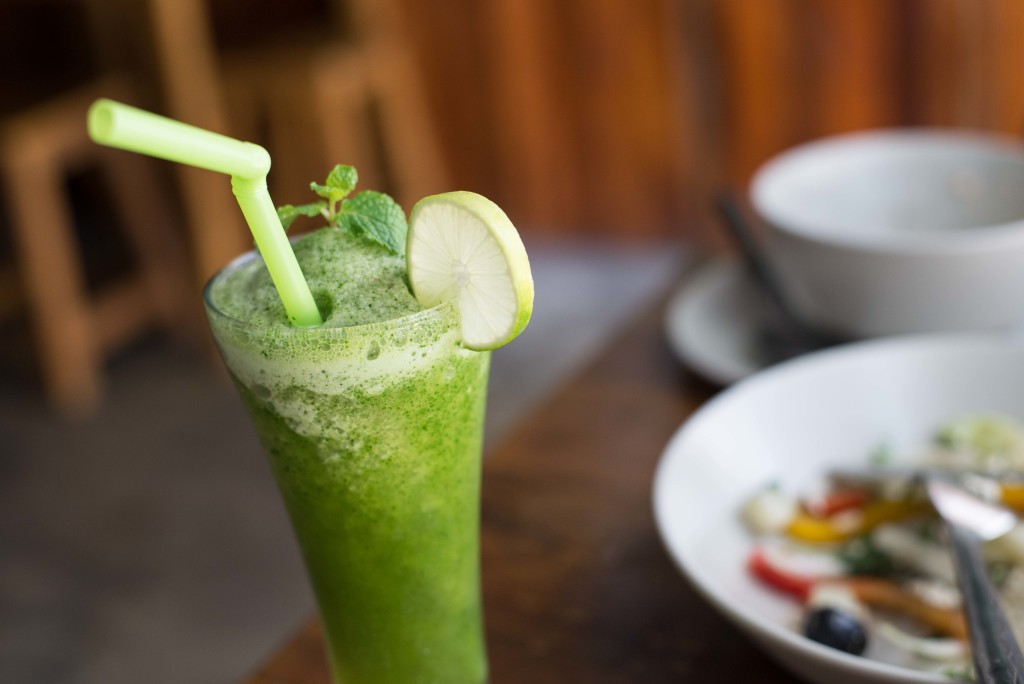 Mint and lime cooler Sprouts Yangon