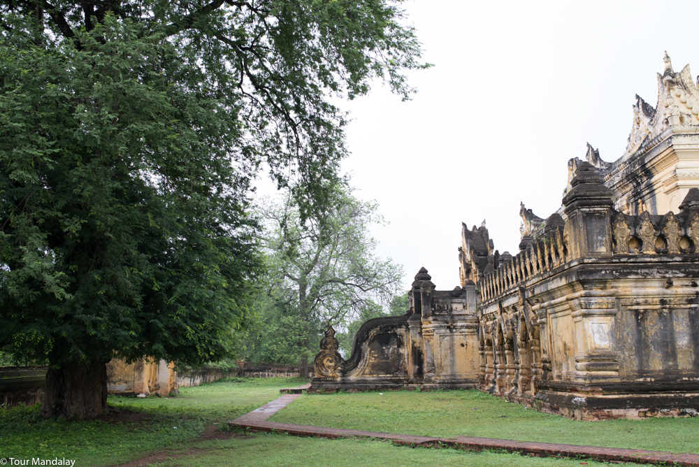 Maha Aung Mae Bonzan monastery in the ancient capital of Ava